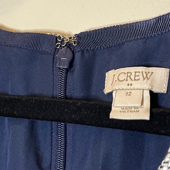 J Crew Tweed Eyelet Sheath Dress Size 12 Business casual preppy Work office - Picture 7 of 9